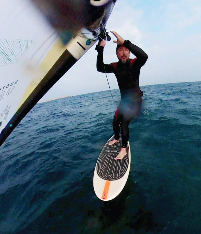 mid-length wing parawing boards Voga Marine Mediterranean foil board maker