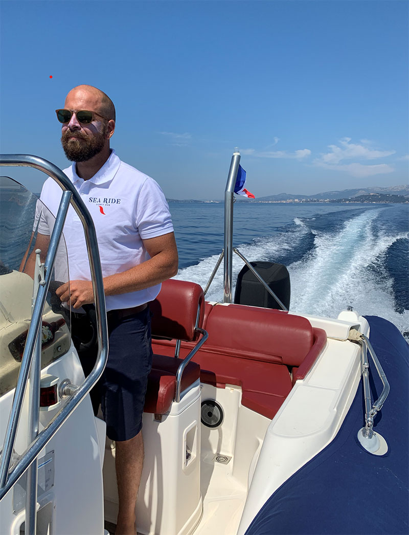 Searide Esprit mer boat charter in provence and wing school, Voga Marine Partner