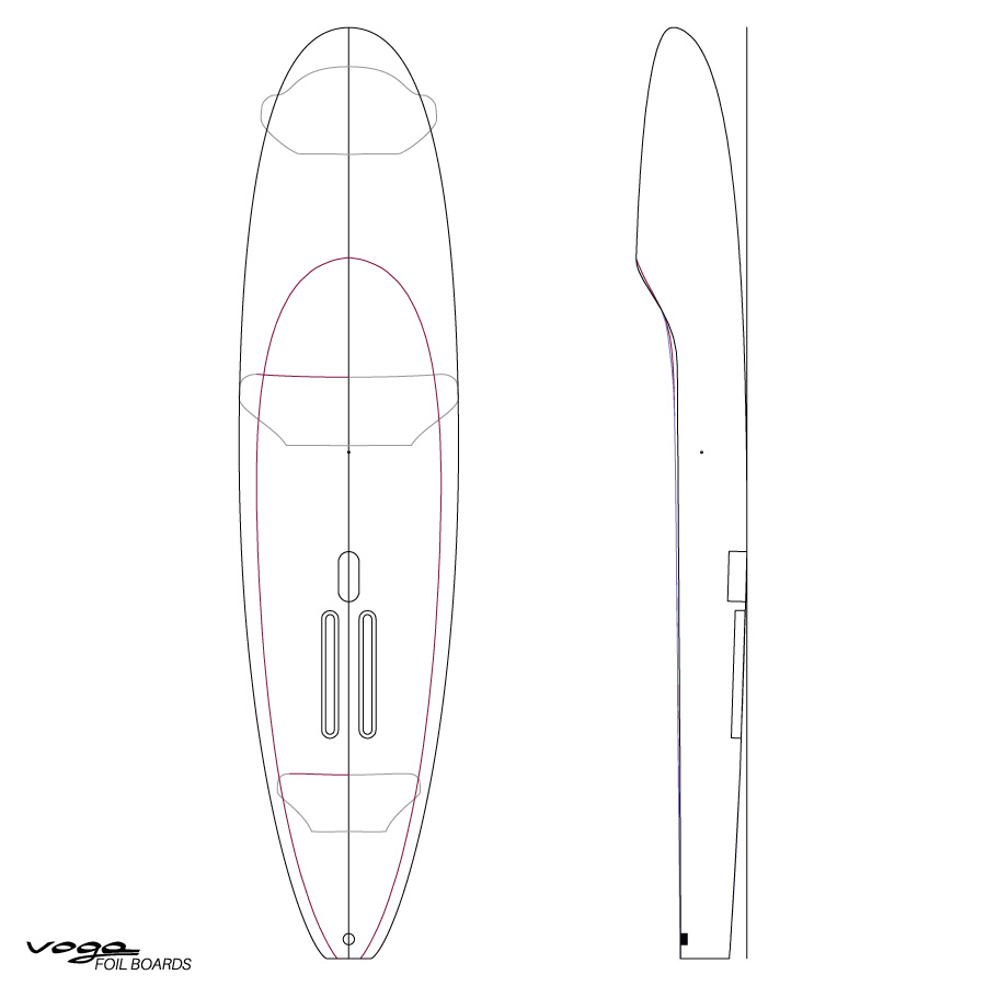 shape wireframe voga offshore 130 downwind