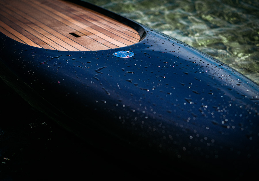 teak deck sup Voga Foil Boards